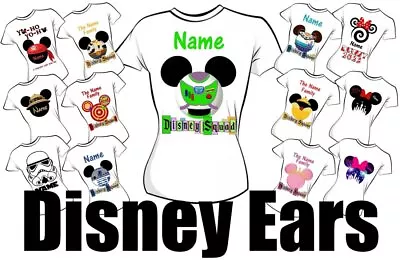 £2.75 • Buy Disney Ears T Shirt Transfer Many Designs Some Personalised 2023