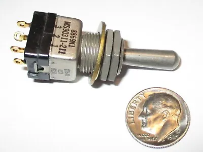 C-h/eaton  Mil-spec Toggle Switch Dpdt C-off On-off-on  8869k1/ Ms90311-211  Nos • $15.95