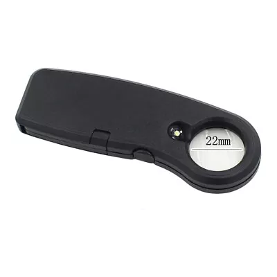 Hand-Held Reading 40X Magnifying Glass With LED Lights Loupe Zoomer Magnifier • $4.79