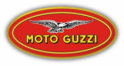 Moto Guzzi Logo Auto Car Bumper Sticker Decal - 3'' 5'' 6'' Or 8'' • $3.50