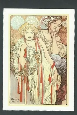 1986 Post Card Alphonse Mucha Friendship 1904 Repo 6 X 4  • $4.71