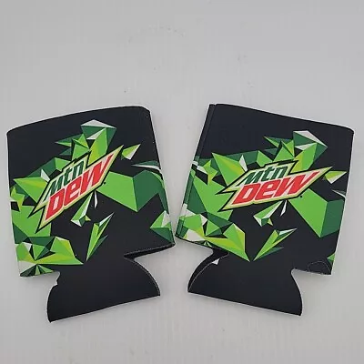 Mountain Dew Green Can Koozie Mtn Dew Beer Soda Can Koozie Lot Of 2 New • $5.50