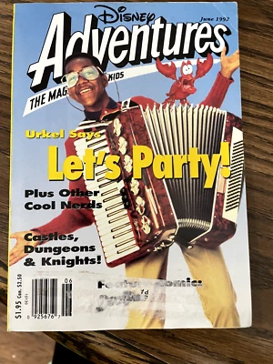 $5 • Buy DISNEY ADVENTURES Magazine Knights & Nerds Urkel Vol 2 # 6 June 1992