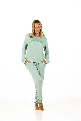 Turtle Pyjama Set Sage Green Stay Warm Women Nightwear / PJ Set / Lounge Wear • £14.99