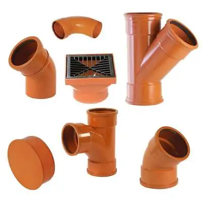 Ostendorf 110mm (4 ) Underground Drainage Pipes Fittings Junctions & Bends • £8.40