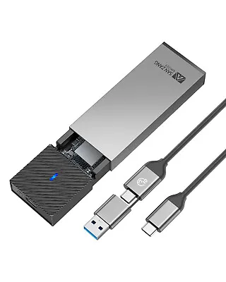 SANZANG M.2 NVME SATA NGFF SSD To Type-C USB 3.2 External Drive Enclosure Case • $15.99