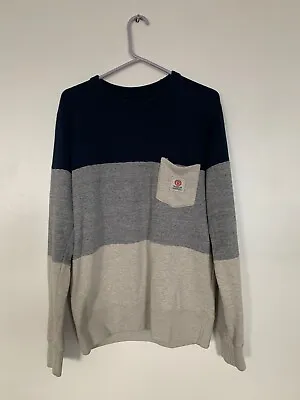 £14 • Buy Franklin And Marshall Colourblock Sweatshirt Mens Medium