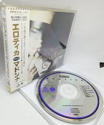 MADONNA Erotica Remixes JAPAN Limited CD WPCP-5150 W/OBI 7tracks OOP Rare 1992 • $39.99