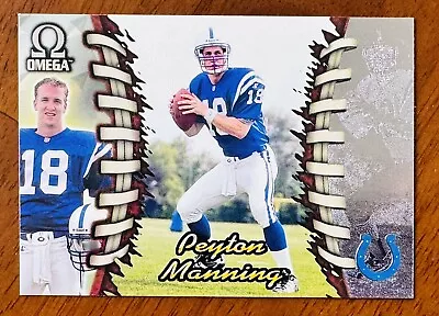 1998 Pacific Omega #101 Peyton Manning Rookie Card NM-MT BEAUTY Vols Colts HOF • $6.79