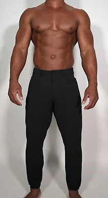 Men's Black Nylon/spandex Athletic Pants Size M • $29.98