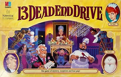 13 Dead End Drive Board Game By MB Games 1994 (9yrs+) ~ Rare • £22.50