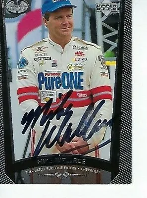 Mike Wallace Hand Signed 1999 Upperdeck #39 - Nascar • $4