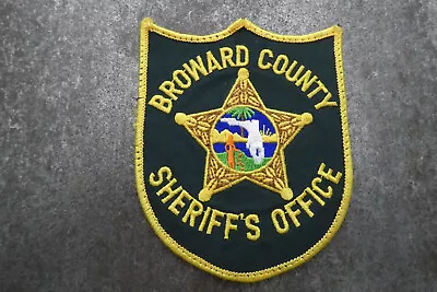 £4.49 • Buy Broward County Police USA Woven Cloth Patch Badge (L46S)