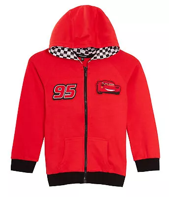 £9.99 • Buy New Boys Disney Cars Hooded Zip Top/track Top .6-7yrs