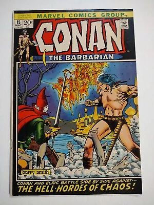 🌟 1972 Marvel Comics CONAN THE BARBARIAN #15 ELRIC Barry Windsor Smith • $30