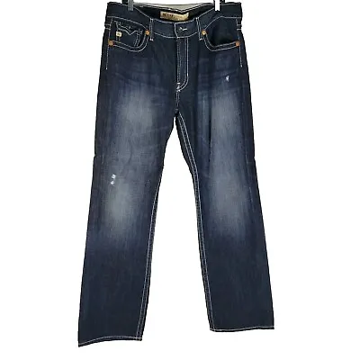 Big Star Jeans Pioneer Boot Mens 38L Medium Wash Flap Pockets Cotton Denim 38x35 • $33.03