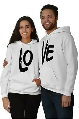 Simple His Hers Clever Matching Couple Gift Hoodie Hooded Sweatshirt Men Women • $29.99