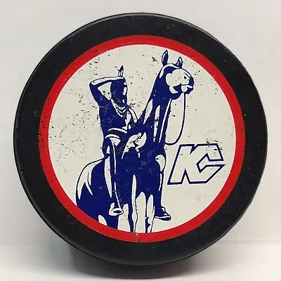 $69.99 • Buy Vintage 70s Kansas City KC Scouts NHL Hockey Puck - Official Canada