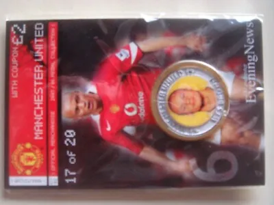 MANCHESTER UNITED / M.E.N.  2005/06 MEDAL ( 3x ) SILVESTREBROWN & RICHARDSON • £3.49