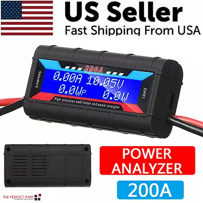 200A DC Digital Monitor LCD Volt Amp Meter Analyzer For RC Battery Solar Power • $11.77