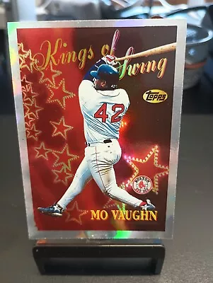 1997 Topps Chrome Season's Best Refractor MO VAUGHN Kings Of Swing #SB14 • $0.99