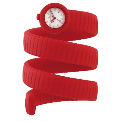 Toy Watch VP05RD Quartz Analog White Dial Red Silicone Unisex Watch 2704 • $111