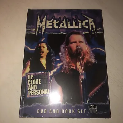 Metallica Up Close And Personal DVD & Book Set *bn Sealed* Hardback • £15