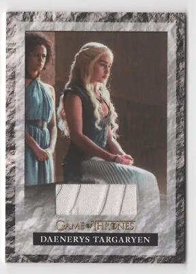 Emilia Clarke As Daenerys Targaryen GAME OF THRONES Season 6 Costume Card S6R1 • $99.99