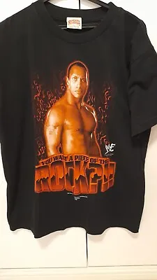 £83.83 • Buy WWE Dwayne Johnson The Rock Black T Shirt Size Medium 