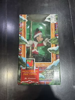 Mr Christmas 1994 Disney Mickey Mouse Lighted Animated Working Tree Topper 14  • $70
