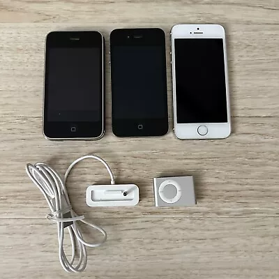 Lot Of 4 Apple Iphone Ipod Shuffle 2nd Gen For Parts A1303 A1332 A1533 For Parts • $34.99