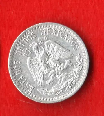 Mexico 20 Cents 1934  Silver • $2.25