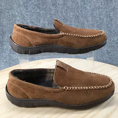 Levis Strauss Signature Shoes Mens 9-10 Moccasin Brown Polyester Moc Toe Casual • $22.99