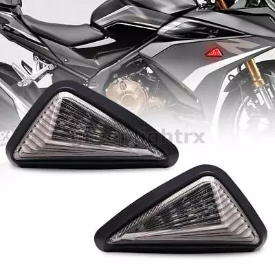 2X Motorcycle LED Turn Signal Amber Red Light DRL Sequential Flowing Flush Mount • $10.99