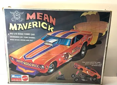 Monogram 1:12 Scale Tom Daniel Mean Maverick Funy Car Vintage Rare Boxed Model • $1999.99