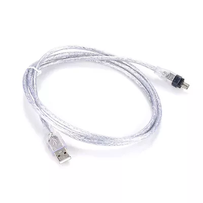 1.5M USB Male To 1394 4Pin Data Transfer Male Cable Cord DV Camera Converter • £4.76