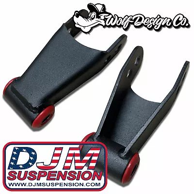 1965-1972 Ford F-100 2wd Rear Leaf Spring Lowering Shackles Kit By DJM SH1016-2 • $109.25