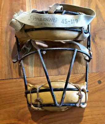Vintage 45-119 Rare One   Metal Spalding Wire Cage Catchers Mask • $49.99