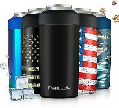 Frost Buddy​ Universal 2.0 Stainless Steel Insulated Can Cooler • $29.97