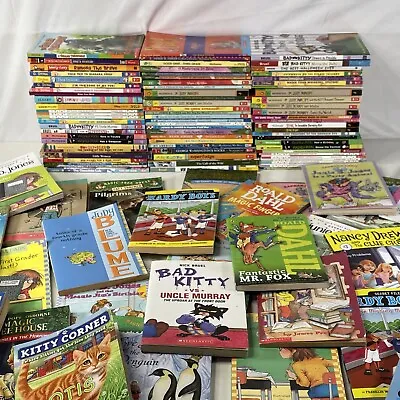 Bulk/Huge Lot Of 25 Children's Kids Chapter Books - Random - Free Shipping! • $24.98
