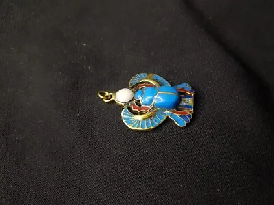 Marvelous Ancient Egyptian Scarab Beetle Pendant - Scarab Made In Egypt • $100