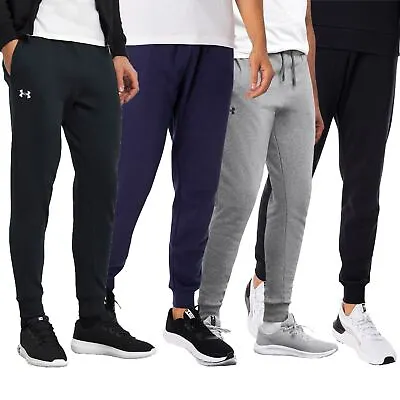 Under Armour Mens Fleece Joggers Sweatpants Gym Slim Fit Jogging Bottoms • £15.99