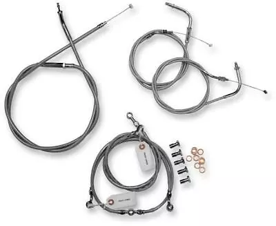 $543.95 • Buy 1999-2009 For Yamaha XVS 1100 V-Star Custom BARON Stainless Handlebar Cable/Line