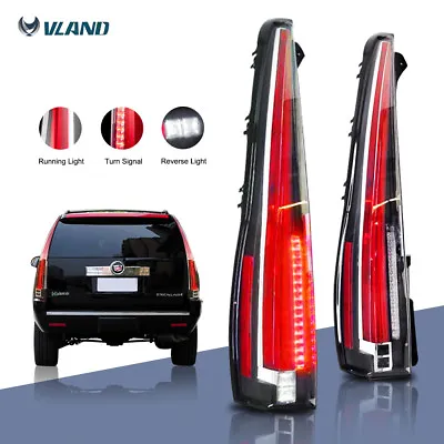 LED Tail Lights For 2007-2014 Cadillac Escalade / ESV Red Rear Lamp 2016 Version • $323.99
