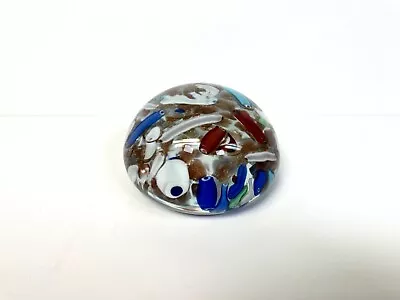 Vintage HUGE Murano Scrambled Canes Paperweight • $59.99