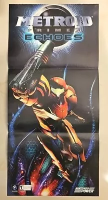 Metroid Prime 2 Echoes Double Sided Poster Nintendo Power- 10.5  X 22   • $11.95