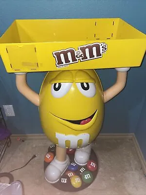 Yellow M&M W/ Tray Chocolate Store Candy Display Character • $320