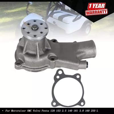 Water Pump For Mercruiser OMC Volvo Penta 120 153 2.5 140 181 3.0 160 250 L USA • $39.49