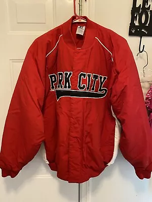 Vintage Park City Bomber Jacket Medium • $26