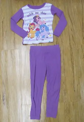 My Little Pony Girl's 2 Piece Purple Pajama Set 6 • $3.99